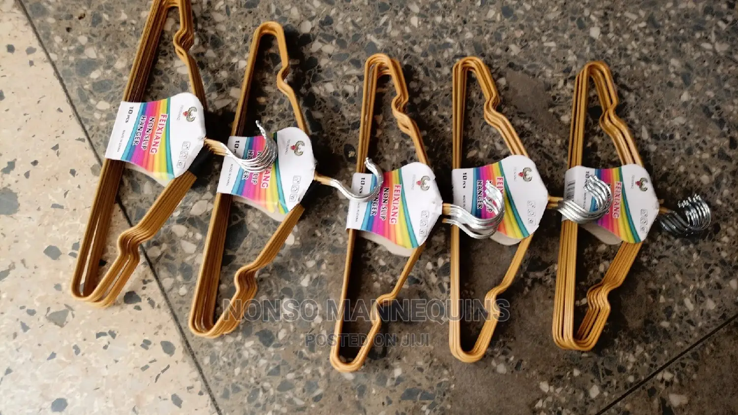 Non Slip Gold Coated Hangers