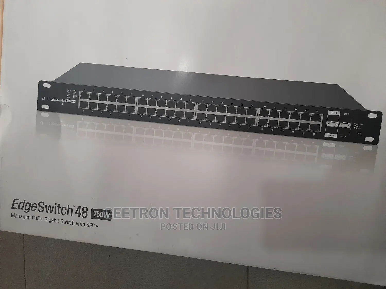 UBIQUITI: Edge Switch 48-Port 750W Poe Managed.
