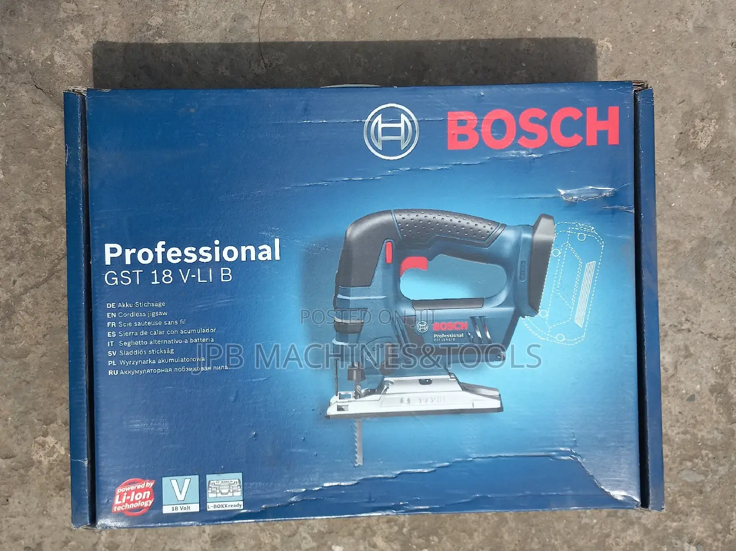 GST 18v-Li B Bosch Cordless Jigsaw