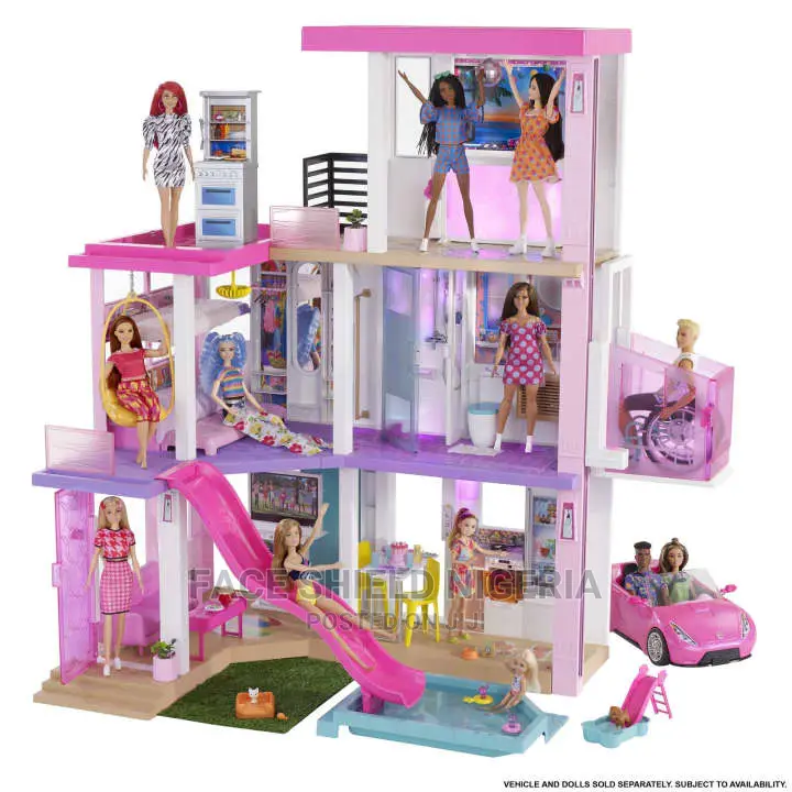 Barbie Dreamhouse (3.75-Ft) 3-Story Dollhouse Playset