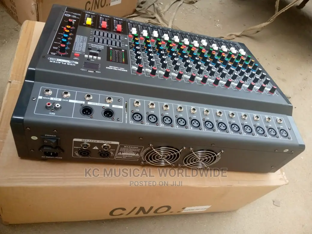 12ch Professional Powered Mixer