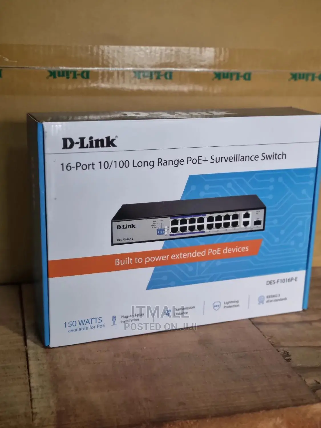 D-LINK 300Mbps 16ports Poe Surveillance Switch.