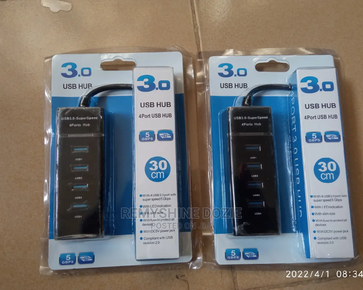 3.0 USB 4 Port Hub