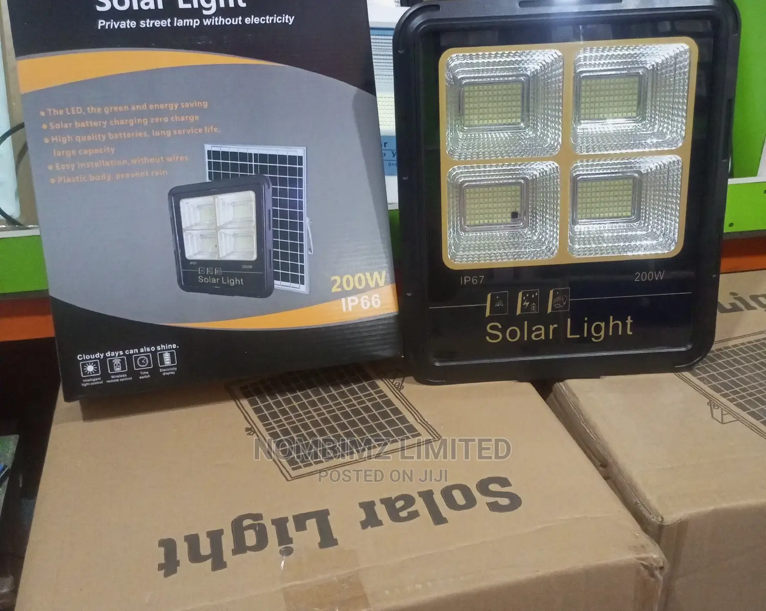 200 W Solar Light Private Street Lamp Without Electricity