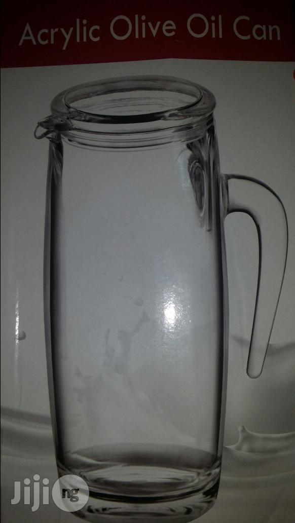 Acrylic Olive Oil/Juice Can