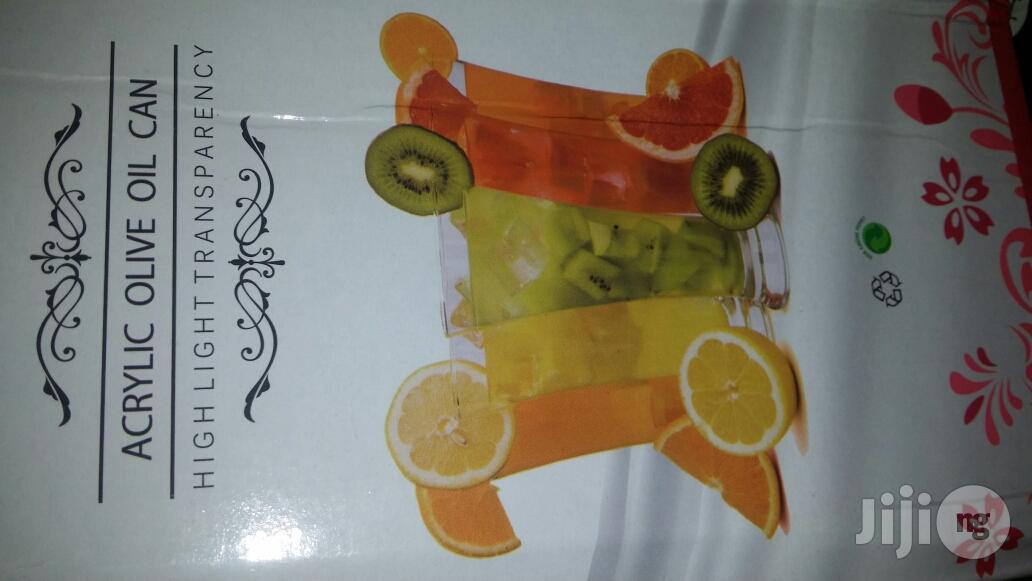 Acrylic Olive Oil/Juice Can