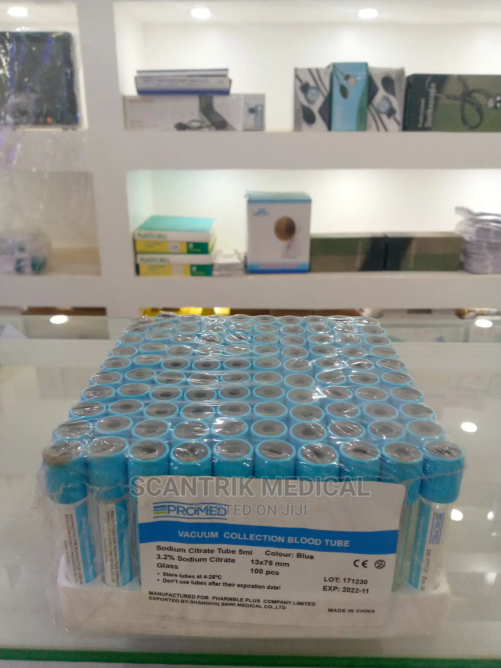Transparent Blood Collection Tubes