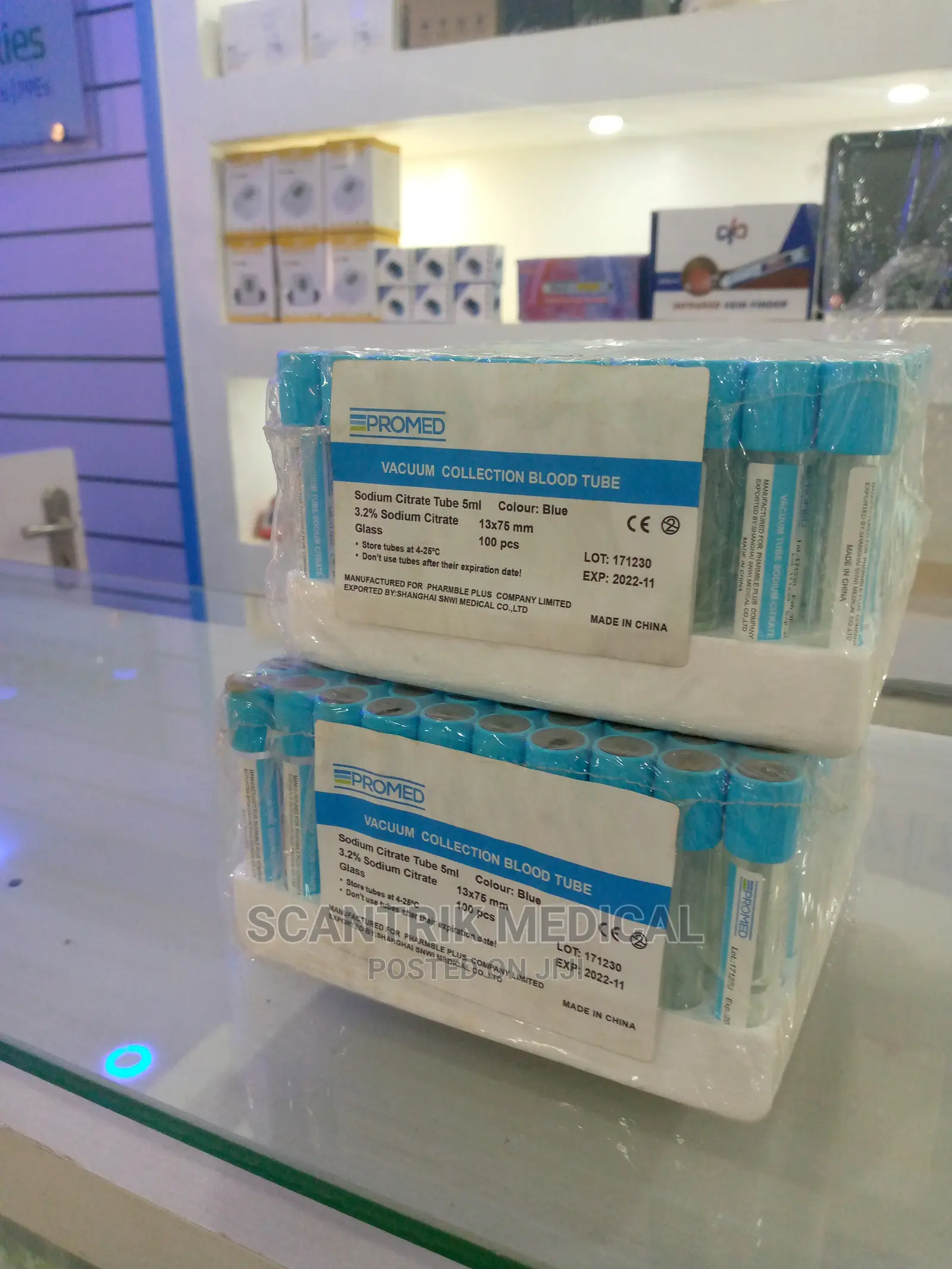 High Performance Medical Sodium Citrate Tube