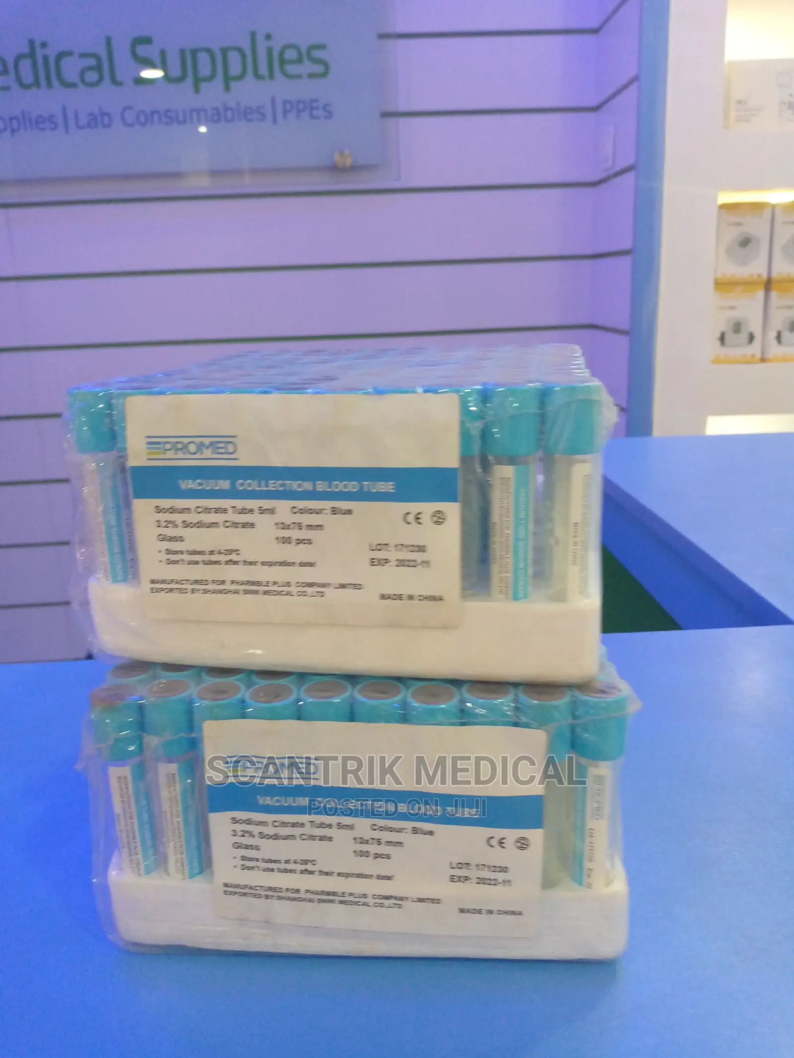 Quality Hospital Sodium Citrate Collection Tubes