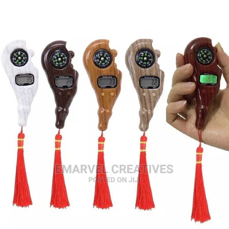 Digital Tasbih Electronic Rosary Tally Counter With Compass