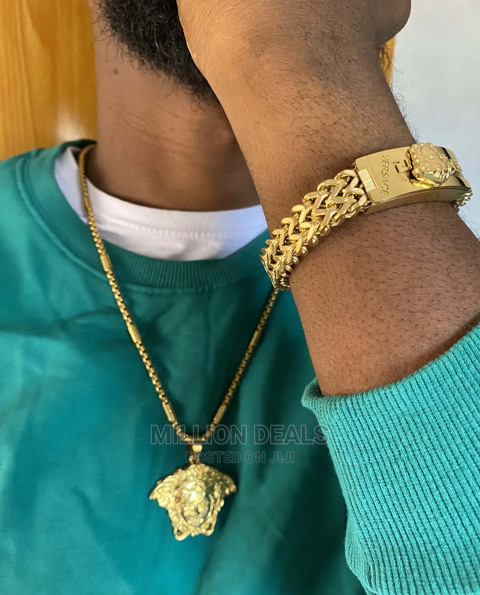2-in-1 Luxury Men’S Necklace N Bracelet
