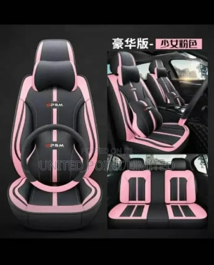 Pink Opsm Leather Seat Cover