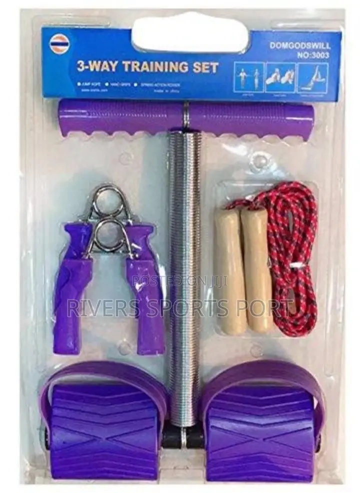 3 in 1 Tummy Trimmer Jump Rope and Hand Grip