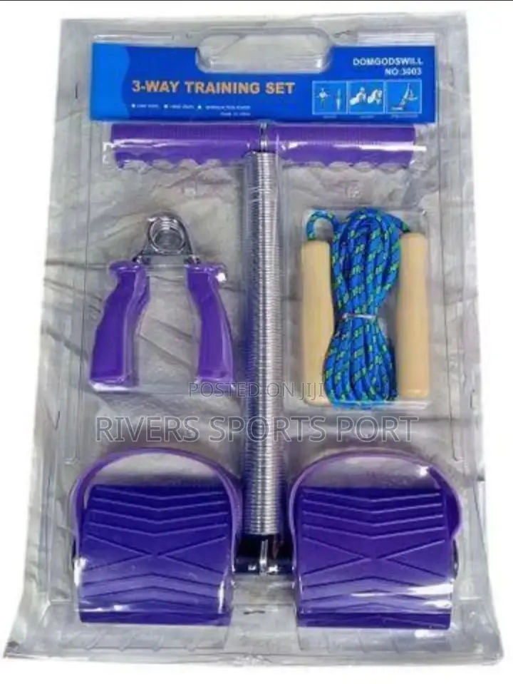 3 in 1 Tummy Trimmer Jump Rope and Hand Grip