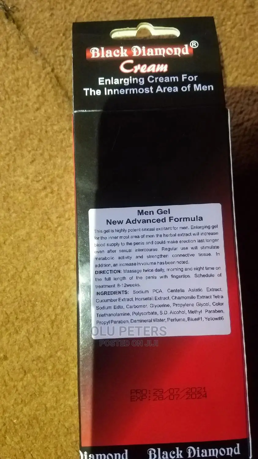Black Diamond Enlargement Cream