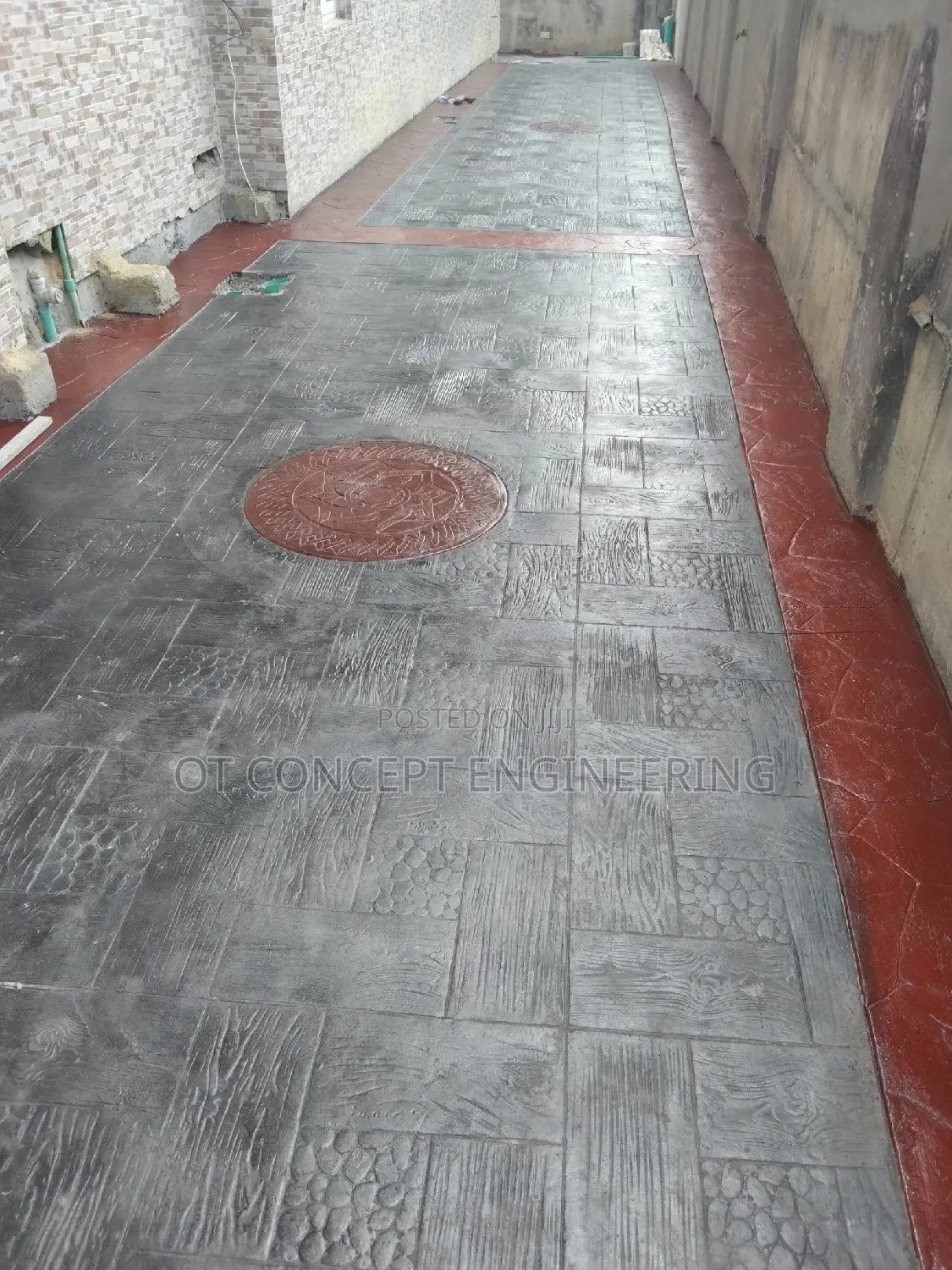 Concrete Stamp Floor In Lagos