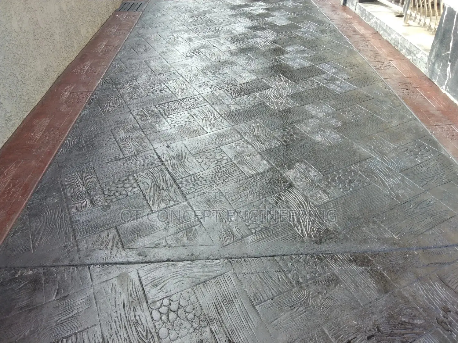Concrete Stamp Floor In Lagos