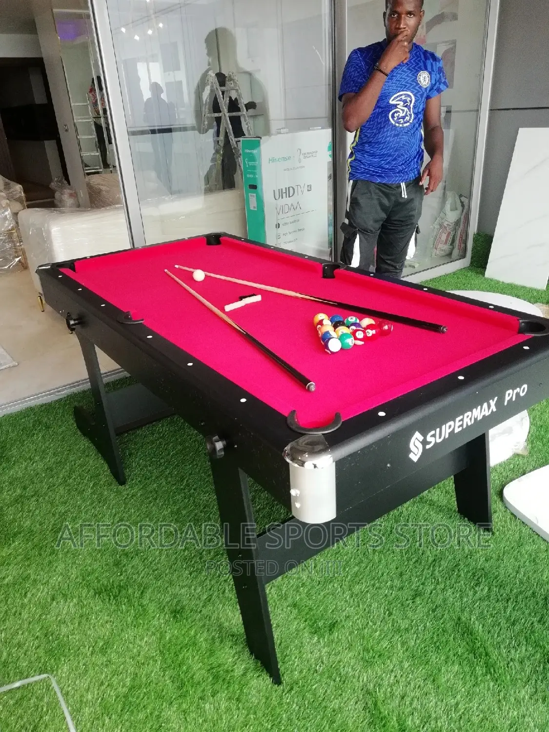 6ft Quality Foldable Snooker Table With Accessories