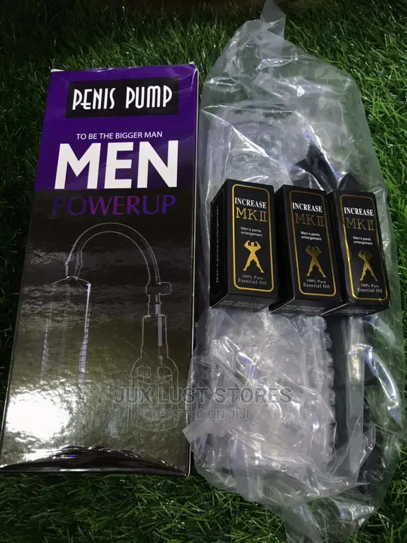 Penis Englargement Combo ( Penis Pump and 3 Mk Oil)