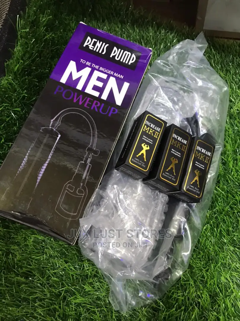 Penis Englargement Combo ( Penis Pump and 3 Mk Oil)