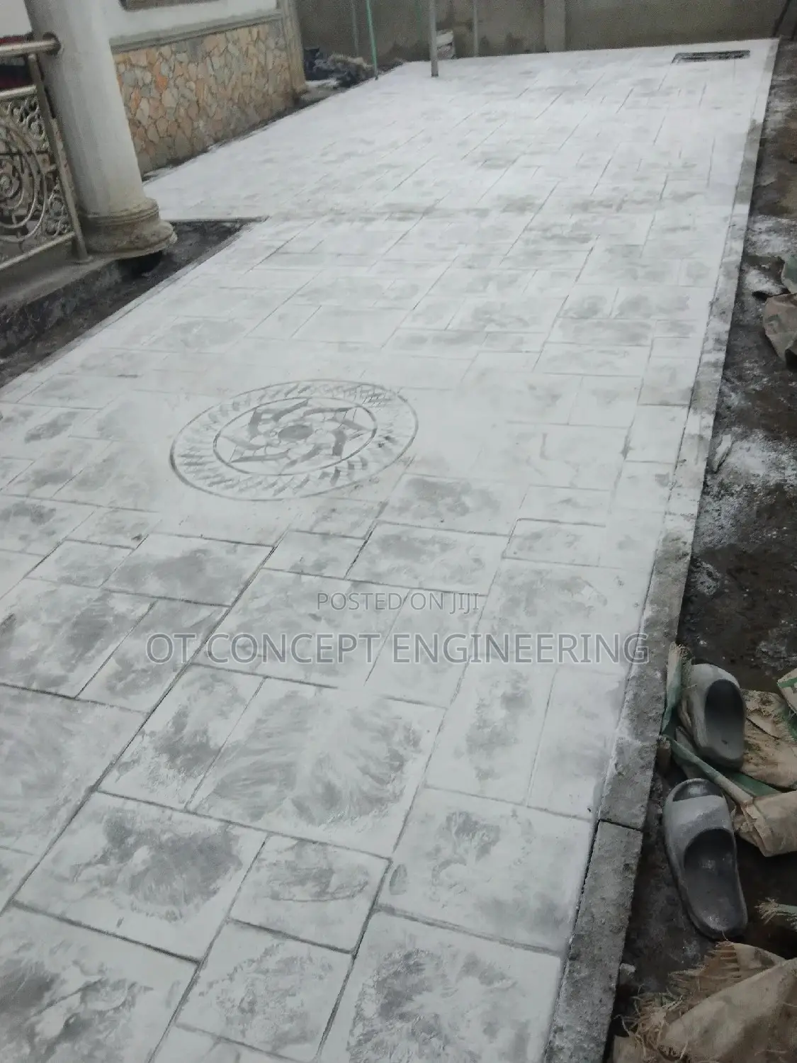 Concrete Stamp Floor in Abeokuta