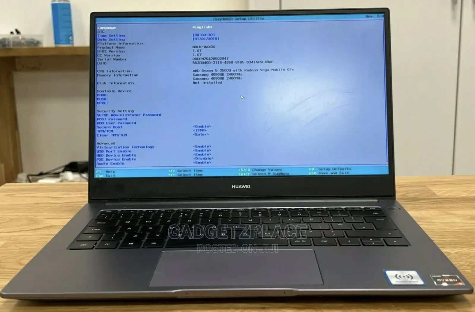 Laptop Huawei Matebook D 15 8GB AMD Ryzen SSD 512GB