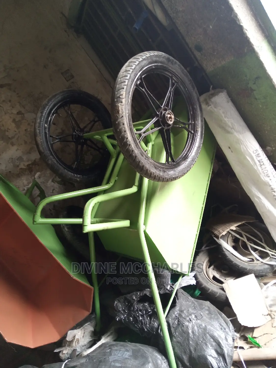 Fabricated Wheel Barrow