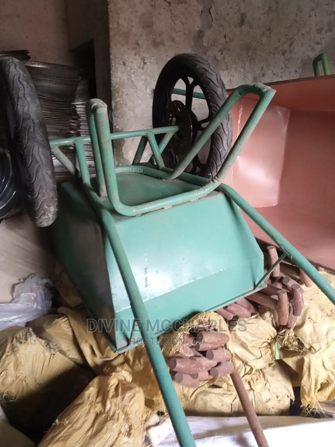 Fabricated Wheel Barrow