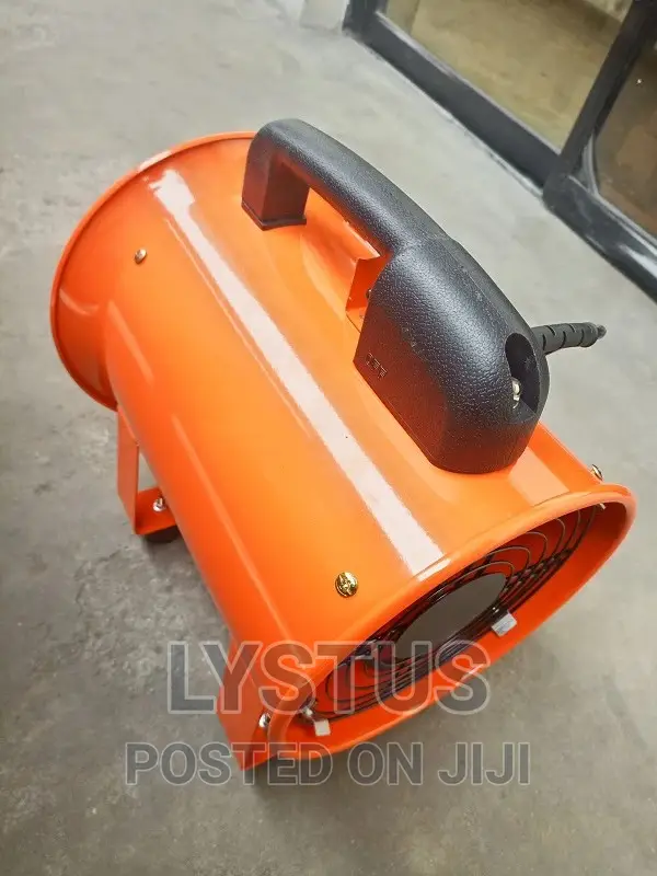 8" 200mm Portable Ventilation Fan With 5m Flexible Duct