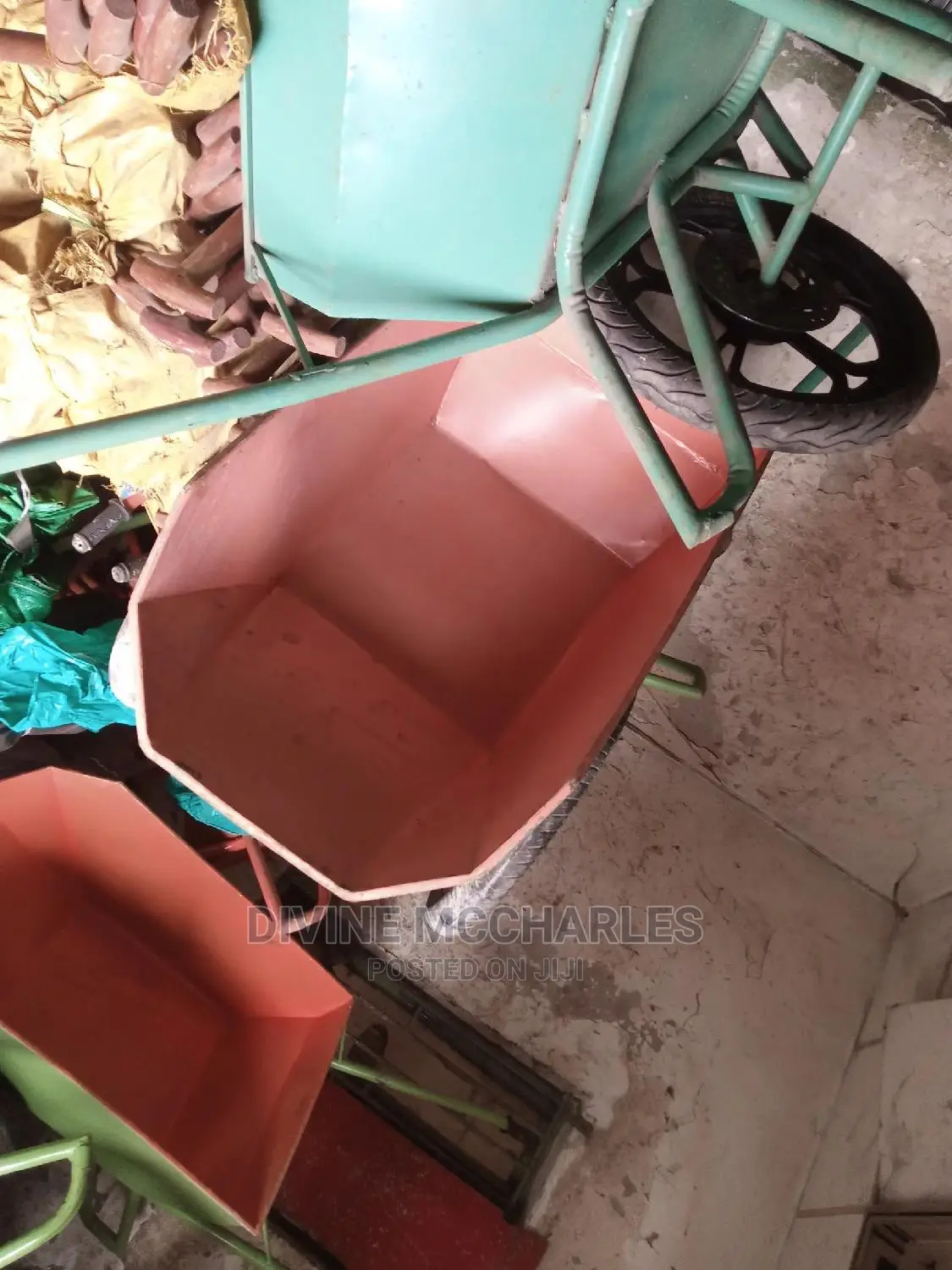 Fabricated Wheel Barrow