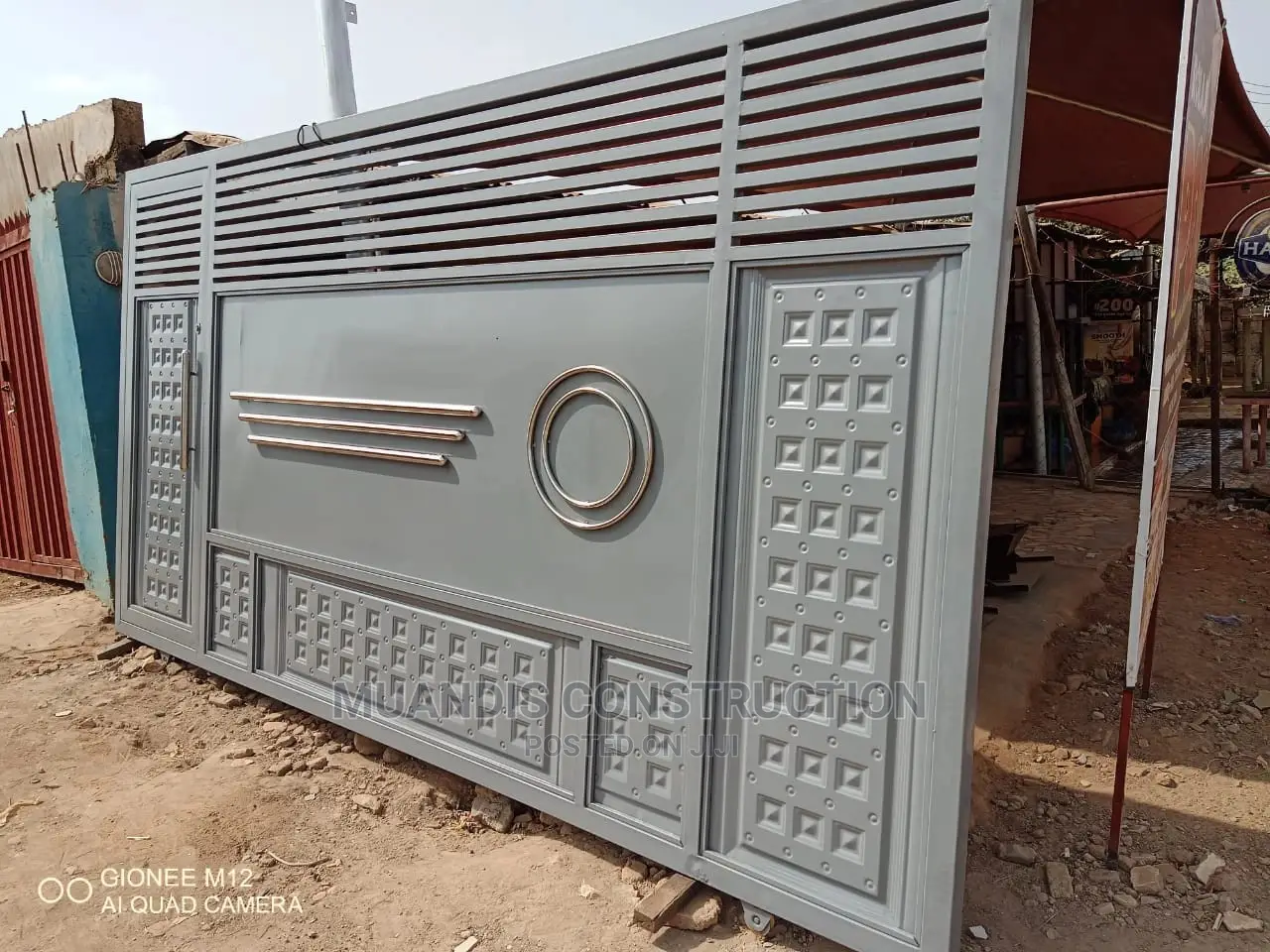 Stainless Rings Gates 14 Feet Wide