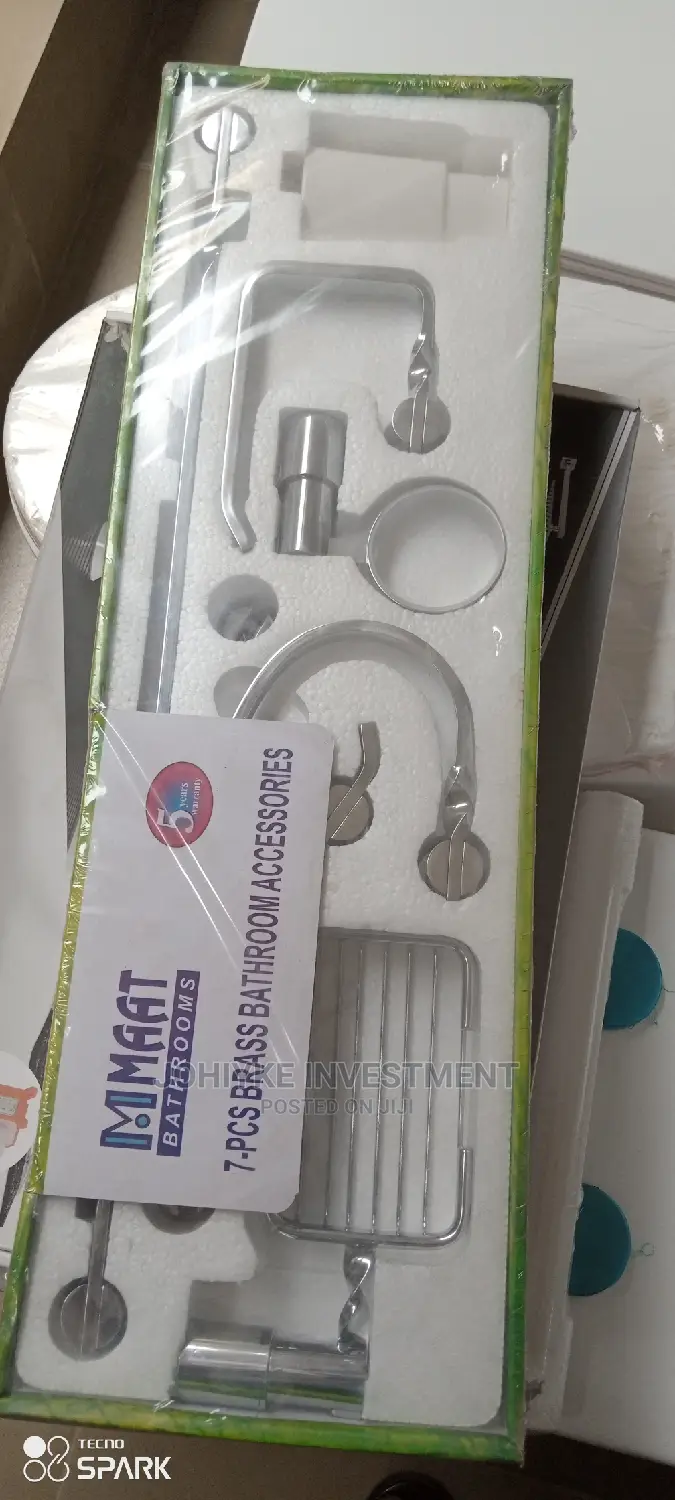 How Quality and Affordable 7-Pcs Bathroom Mmart Acceericss