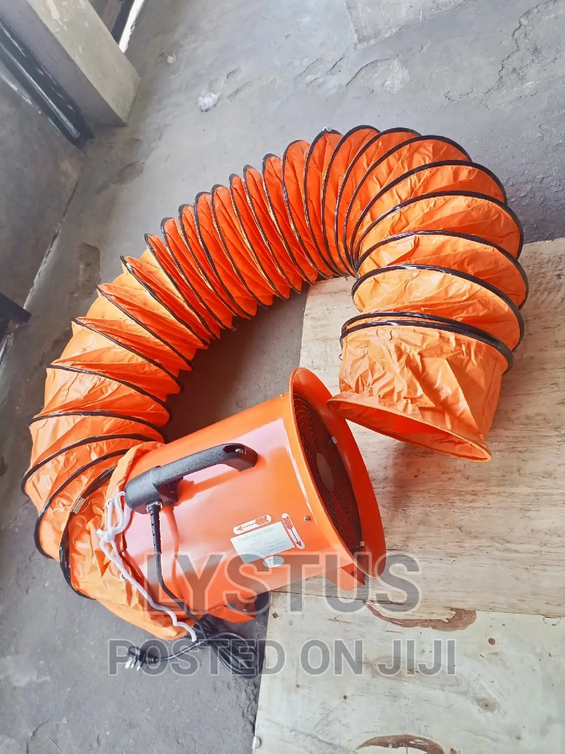 12" 300mm Portable Ventilation Fan With Flexible Duct SHT-30