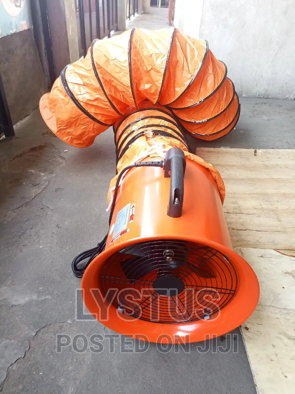 12" 300mm Portable Ventilation Fan With Flexible Duct SHT-30
