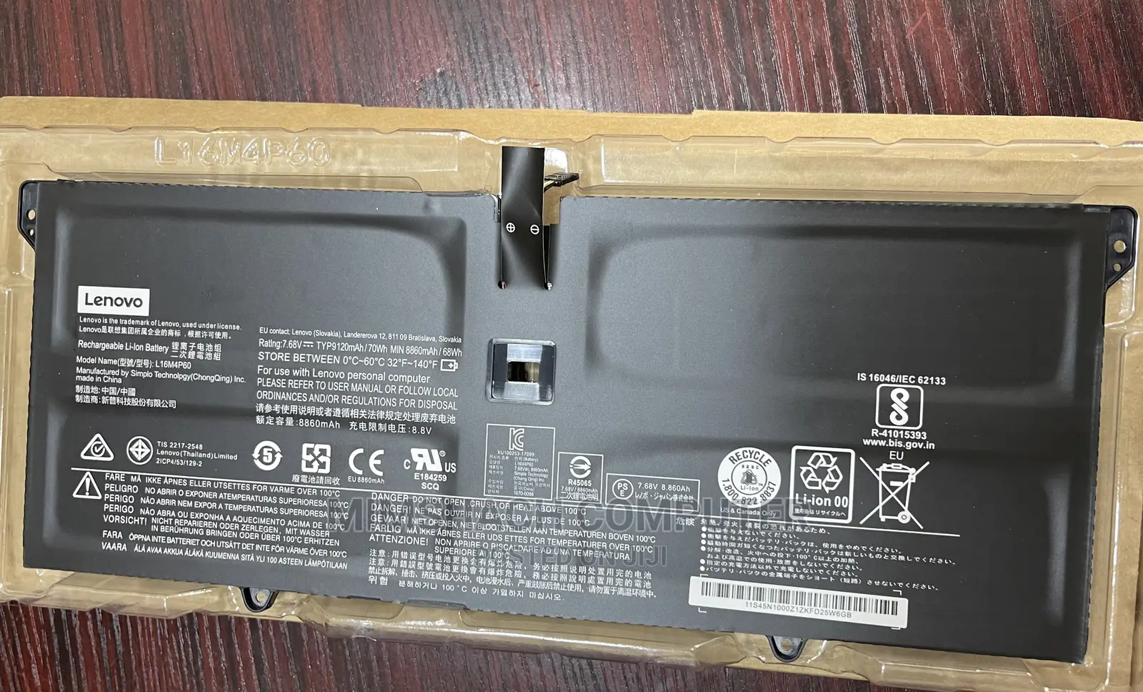 Lenovo Ideapad Flex Pro-13ikb Yoga 920-13ikb Series Battery