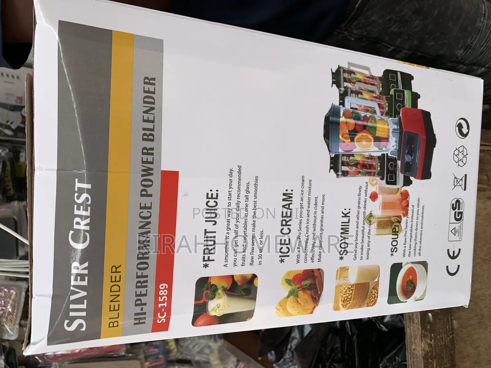 Silver Crest Blender ( 5000w) High Performance Power Blender