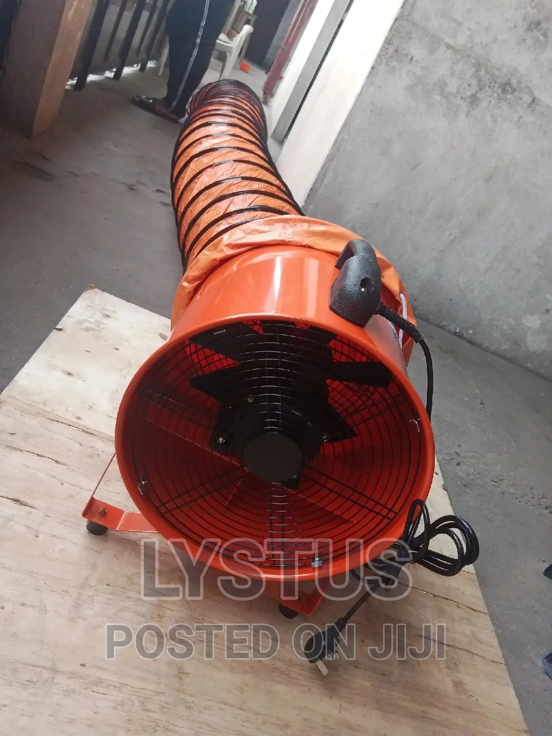 14" 350mm Portable Ventilation Fan Witth Flexible Duct