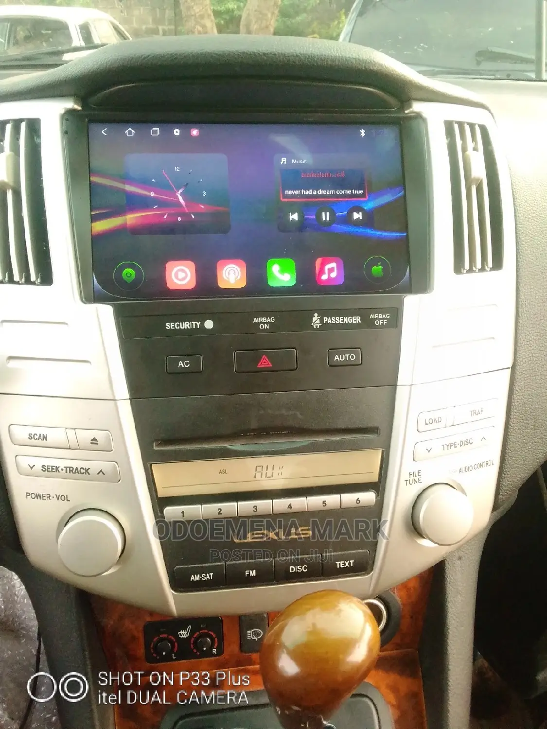 Rx 330 350 Android DVD Navigation System Half Screen