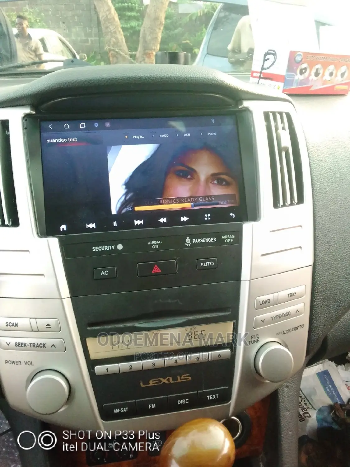 Rx 330 350 Android DVD Navigation System Half Screen
