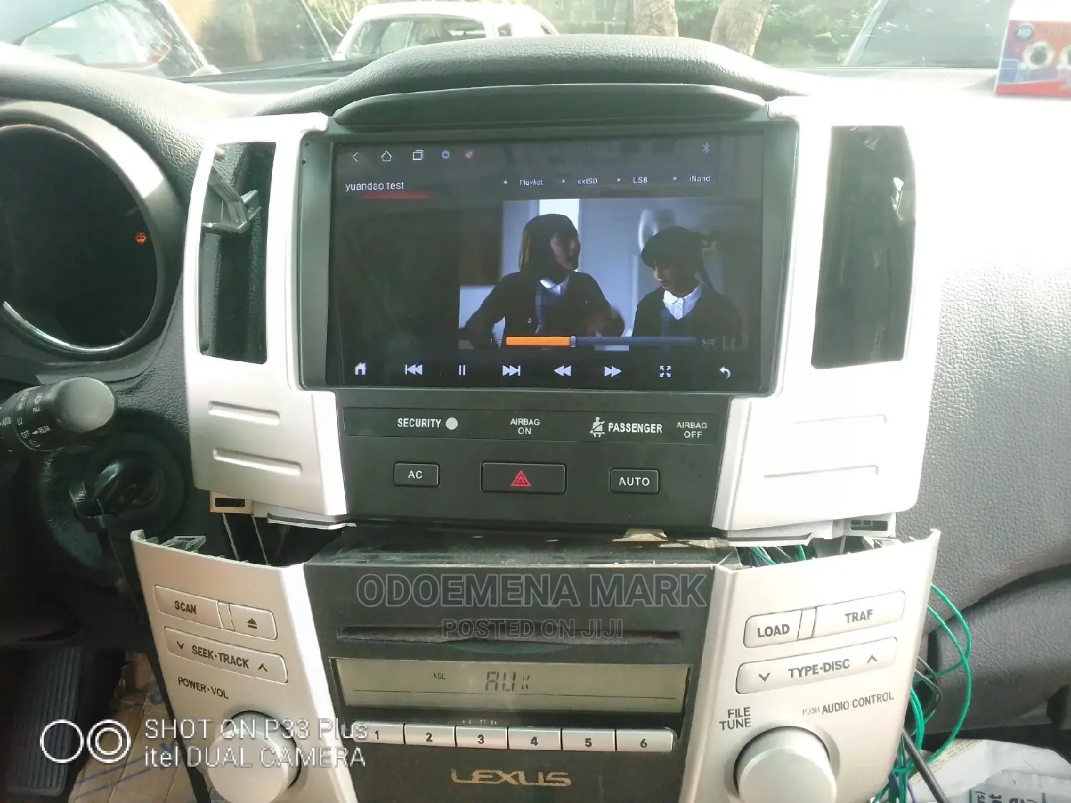 Rx 330 350 Android DVD Navigation System Half Screen