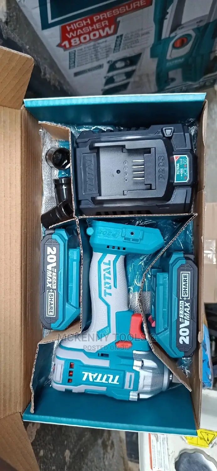 Total Tools Tiwli2001 Impact Wrench Brush-Less 20V 2ah 300nm