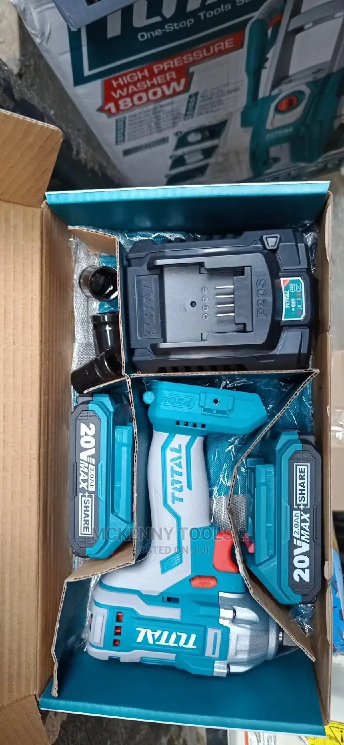 Total Tools Tiwli2001 Impact Wrench Brush-Less 20V 2ah 300nm