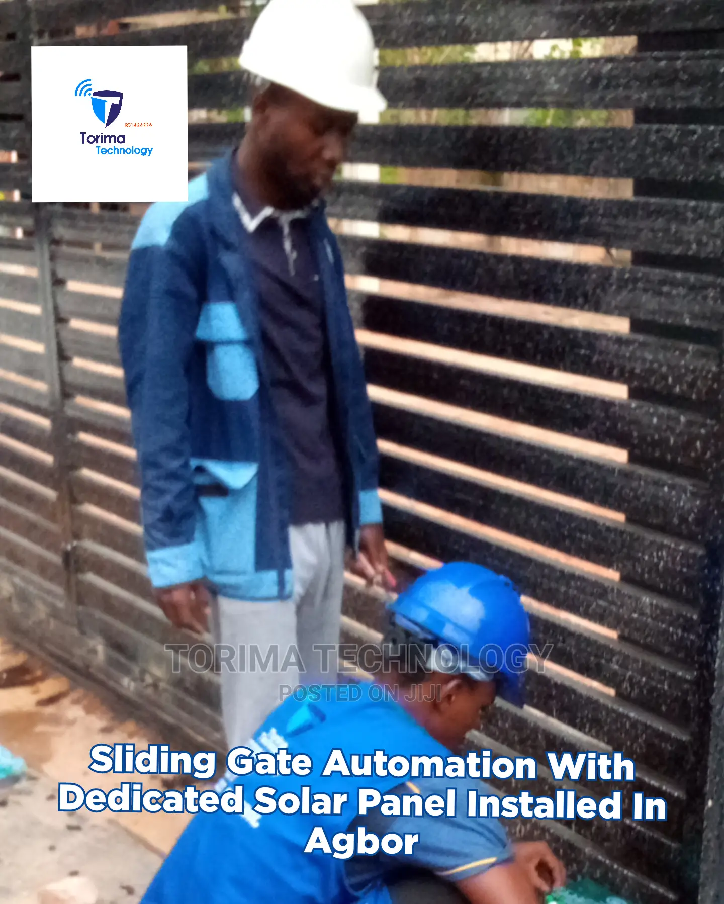 Solar Powered Electric Driveway Gate