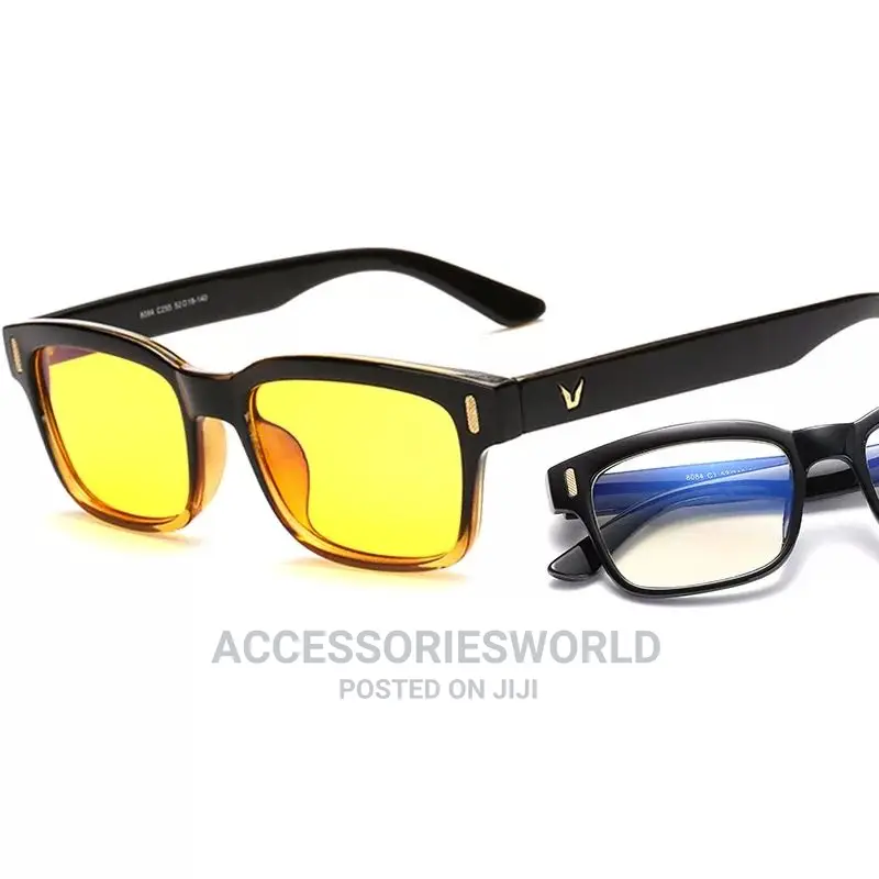 Anti Blue Ray Men's and Women's Transparent Clear Glasses