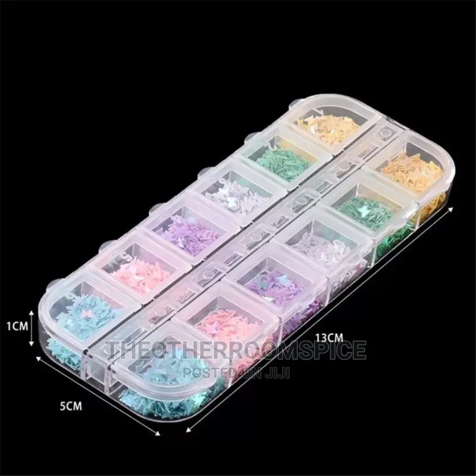 Butterfly Sequin 3D Nail Art Glitter Manicure Accessories