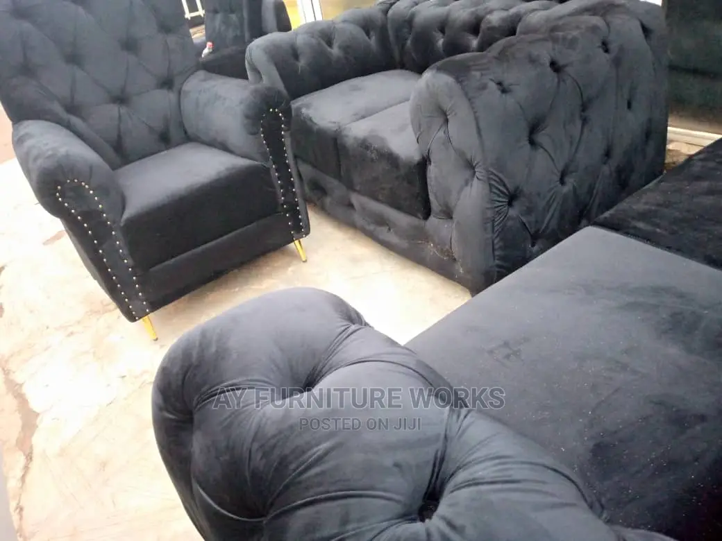 Quality 7 Seater Living Room Fabric Made Sofa Chair.