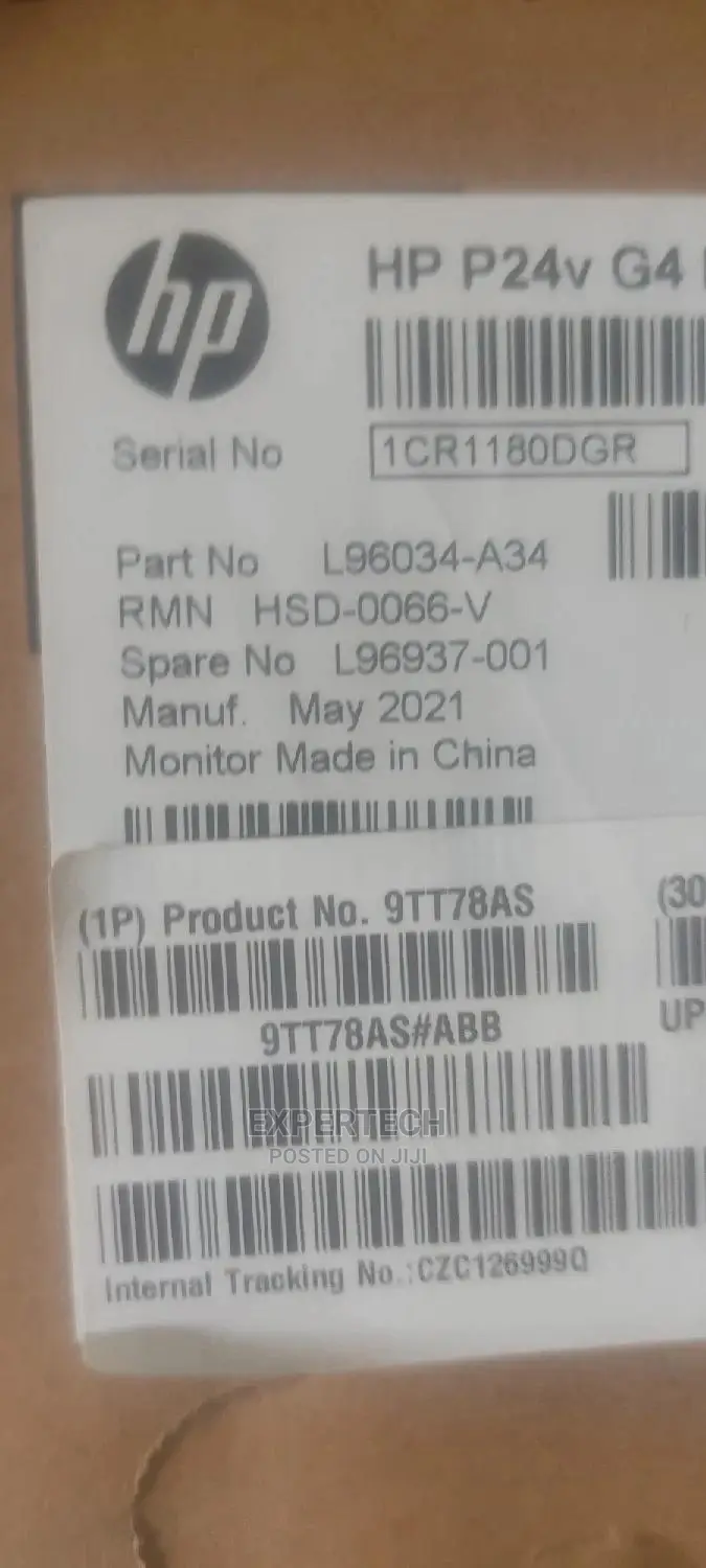 Hp P24v G4 Monitor (9tt78as) 23.8”