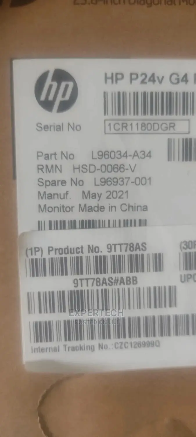 Hp P24v G4 Monitor (9tt78as) 23.8”