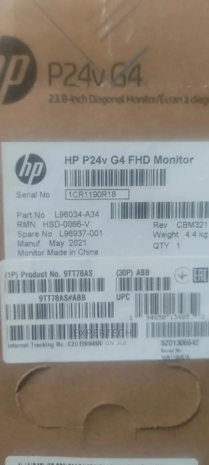 Hp P24v G4 Monitor (9tt78as) 23.8”