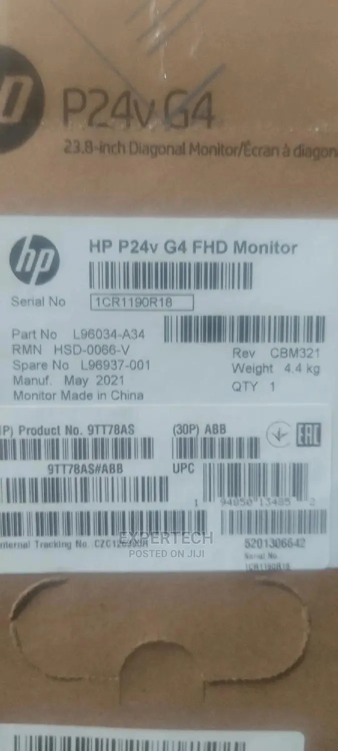 Hp P24v G4 Monitor (9tt78as) 23.8”